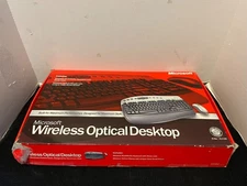 NEW Microsoft Wireless Optical Desktop USB/PS2 Keyboard And Mouse Combo