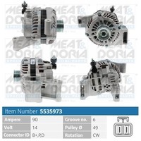 Meat & Doria Generator FüR Mazda 5 CW 1.8 MZR CR19 2.0 3 BK