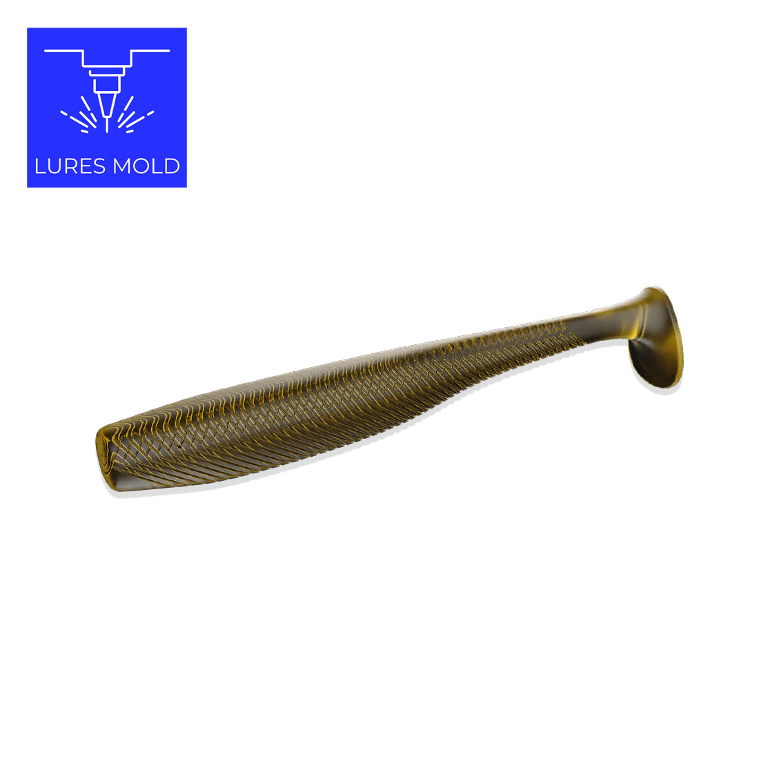 Bait DIY Fishing Mold Soft Plastisol Swimbait K033 4inch - Image 3