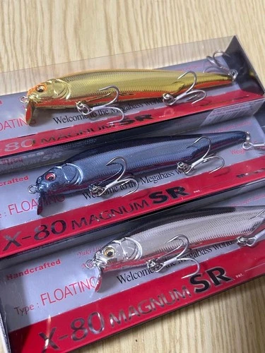 Megabass X-80 Magnum SR SP-C Limited Color ×3 Jerkbaits New