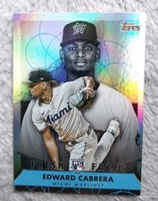 2022 Topps Series 2 - Fresh Faces Edward Cabrera #FF-15 (RC) Chicago Cubs Ace