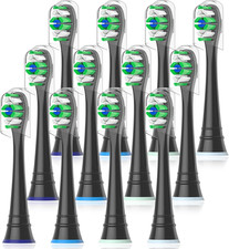Replacement Toothbrush Heads Compatible with Aquasonic Black Series Vibe Series