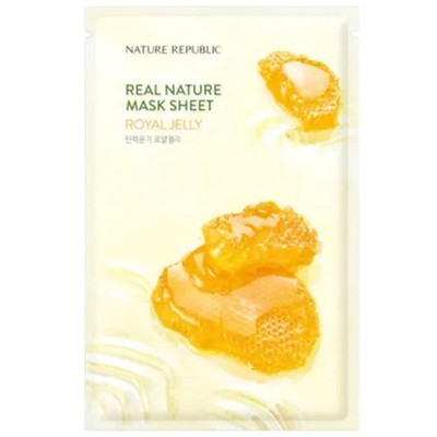 Nature Republic Real Nature Maske in einem Blatt mit Gelée Royale-Extrakt - 23 m