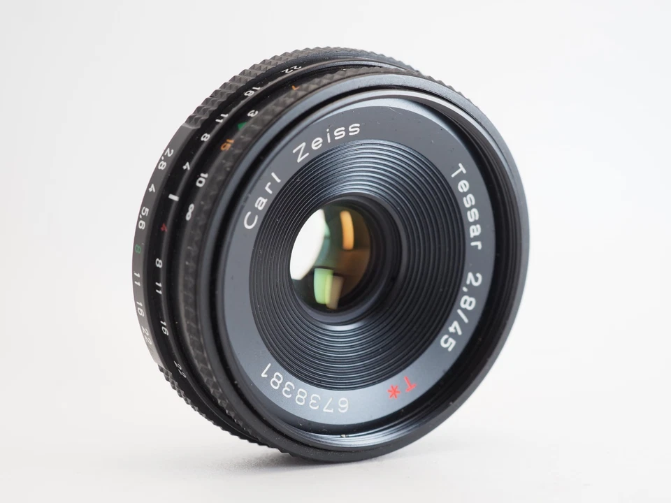 Contax Carl Zeiss Tessar T 45mm F2.8 AEJ MF Pancake Lens J165 #Black Friday SALE - Image 4 of 4