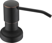 Built-In Kitchen Sink Soap Dispenser Stainless Steel Long Spout 17oz Bronze
