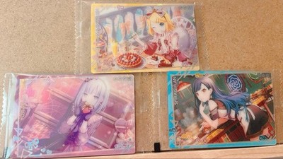 Project SEKAI Wafer Card 12 Kagamine Rin, Yoisaki Kanade, Shiraishi An 3-card