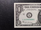 2017 A- dollar bill [ birthday note  { L 11-20-2008 E } — photo 1