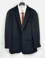 ST CROIX jacket blazer sport coat italian knit wool stretch soft structured 44R