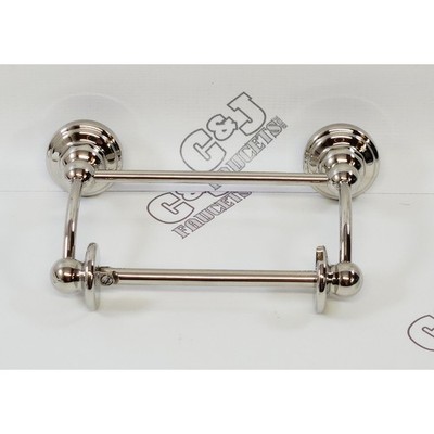 Perrin and Rowe U6960PN Edwardian Toilet Paper Holder - Polished Nickel