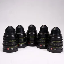 Leica/Leitz Cine T/2.0 Summicron-C Lens Set 18mm 25mm 35mm 50mm 75mm PL Mount