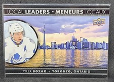 2016-17 Upper Deck Tim Hortons #LL-5 Tyler Bozak Toronto Maple Leafs MISCUT