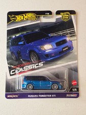 Hot Wheels 2024 Premium Modern Classics Subaru Forester STI Blue 5/5