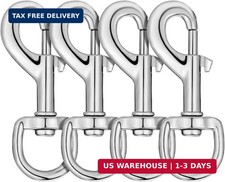 Heavy Duty Dog Leash Clips - Swivel Snap Hooks 4pcs