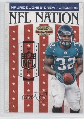 2011 Panini Gridiron Gear NFL Nation Silver 69/250 Maurice Jones-Drew #6 0c2