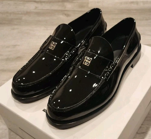 Mocassino uomo Givenchy Mr. G in pelle verniciata taglia 13US (46 EUR)