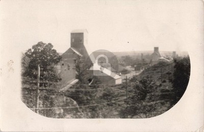 Bird's-Eye View Painesdale MI Michigan 1913 RPPC Photo Postcard COPY