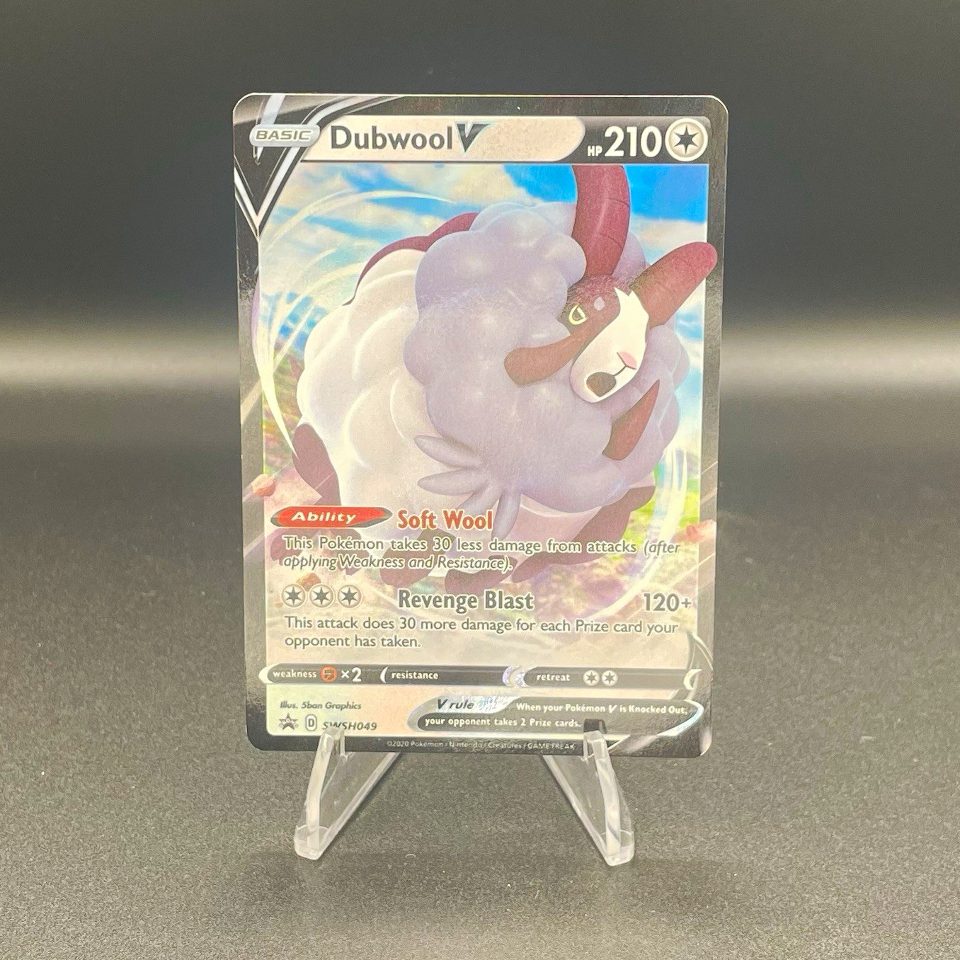 Dubwool V SWSH049 Black Star Promo Holo EN NM Pokemon TCG