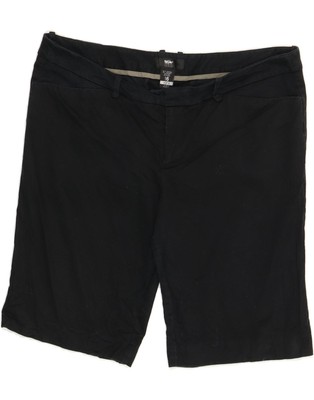 Mossimo Herren Freizeit Shorts US 16 2XL W38 Schwarz Baumwolle CL30