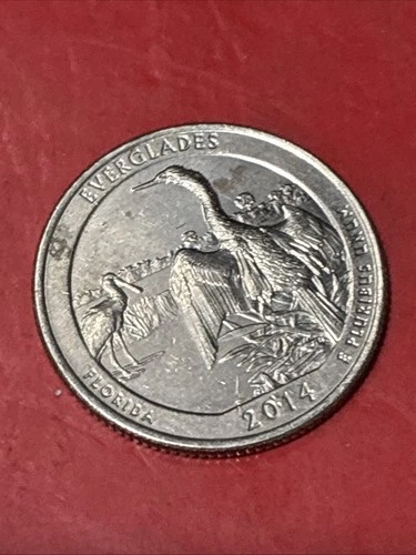 2014-P America the Beautiful Quarters Everglades — photo from the most recent tracked eBay sale