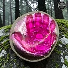 New ListingBlack Hand Bullion 10 g Logo Round .999 Fine Silver - 1/1 Magenta Enameled + COA