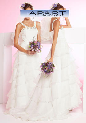 Hochzeitskleid, Brautkleid, APART, creme. K-Gr. 18(36)NEU!!! SALE%%%