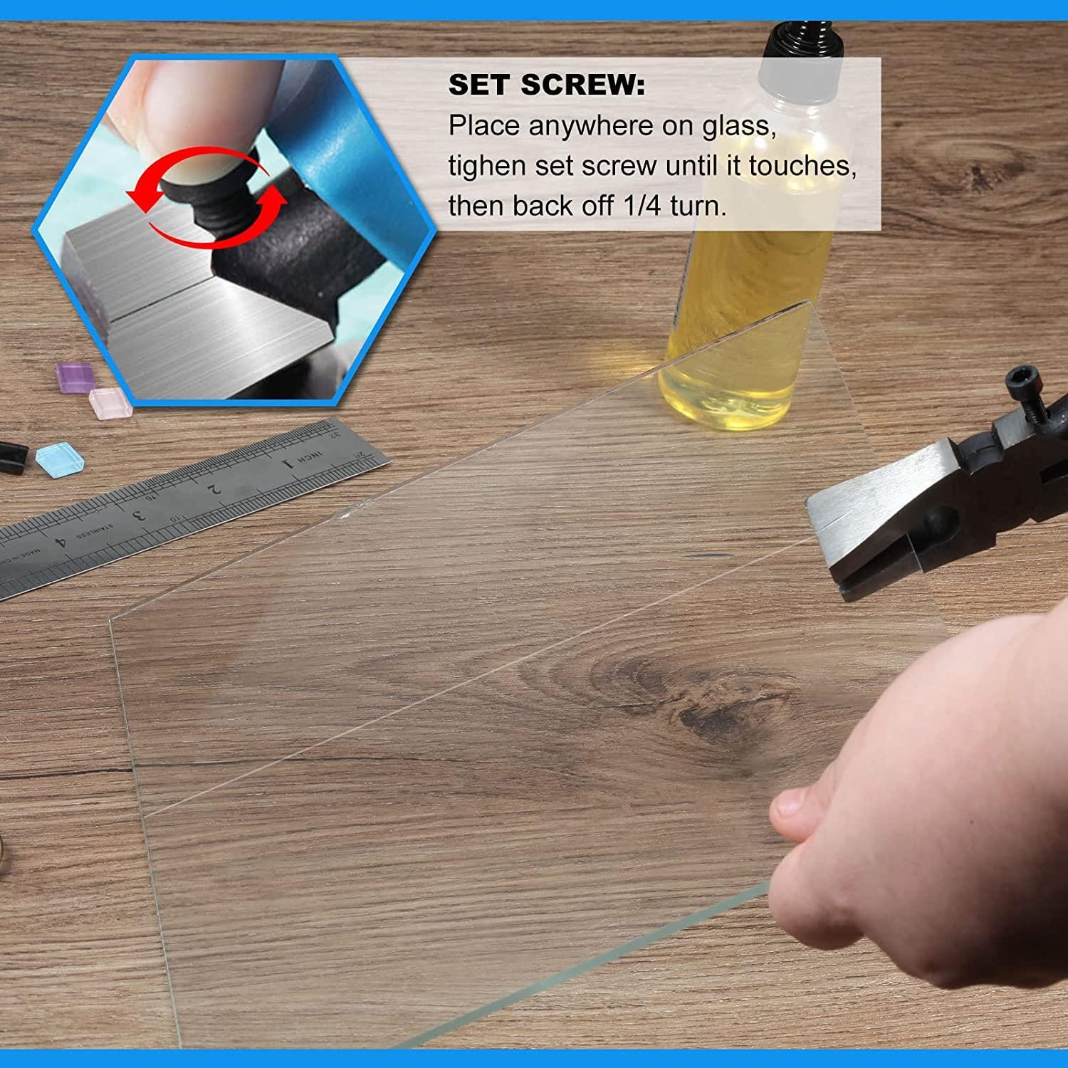 Glass Running Pliers With Rubber Tips For Glass Cutting 8 Inches Key