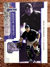 2001 Fleer Game Time Ben Petrick #51