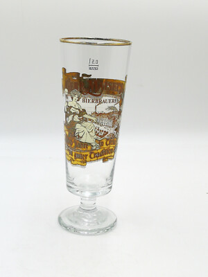 ALTES ANDENKENSGLAS BIERGLAS GROSS BRAUEREI GEBRÜDER MAISEL´S