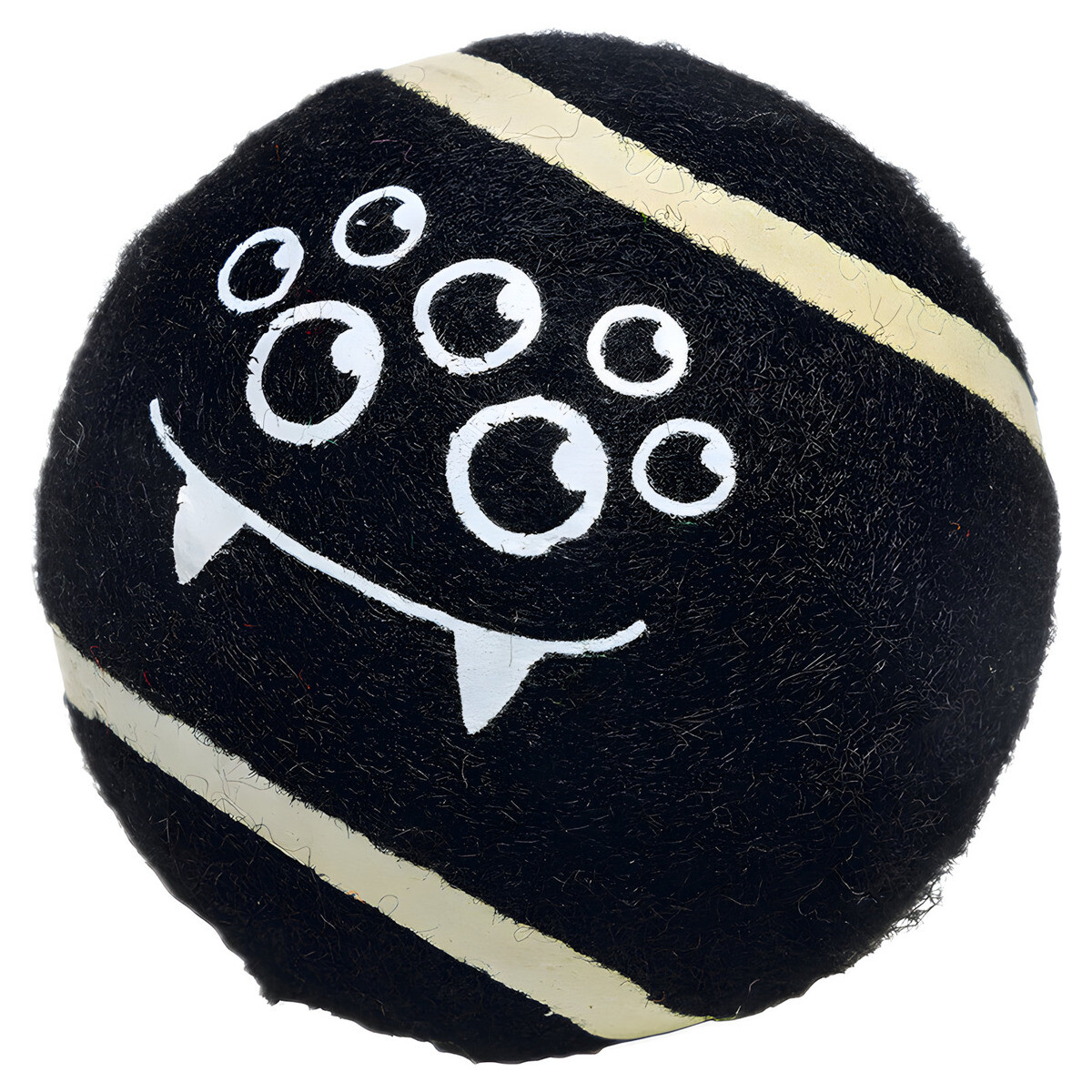 Midlee Halloween-Hundespielzeug – 6 Tennisbälle In Orange Und Schwarz Für Gruselig-guten Apportierspaß
