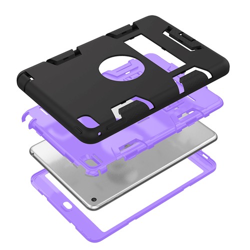 Stoßfeste Hartkunststoff Gummi Abdeckung Etui Ständer für Apple iPad Mini 1/2/3 - Bild 37 von 51