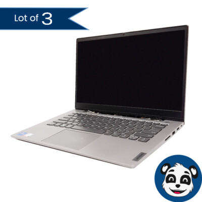 Lot of 3 LENOVO ThinkBook 14 G4 IAP, i7-1165G7, No RAM/SSD/Batt/AC, ''For Parts''