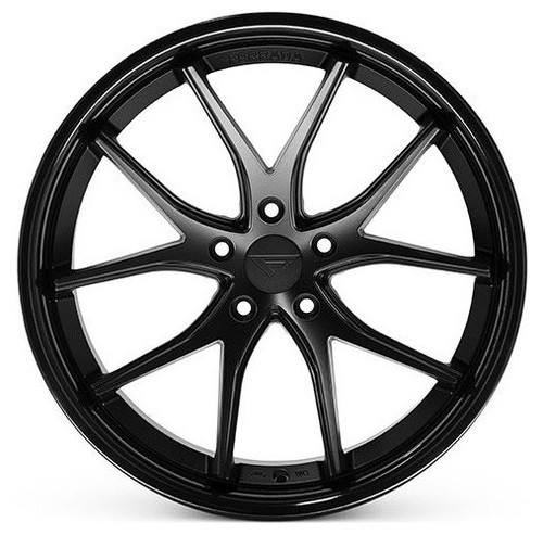 19" FERRADA FR2 BLACK CONCAVE WHEELS RIMS FITS AUDI A5 S5 S7 A7 A8 19X9.5 ET.30 - Picture 2 of 5