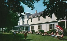 Vintage Postcard Cresent Lodge Pocono Mountains Paradise Valley Pennsylvania PA