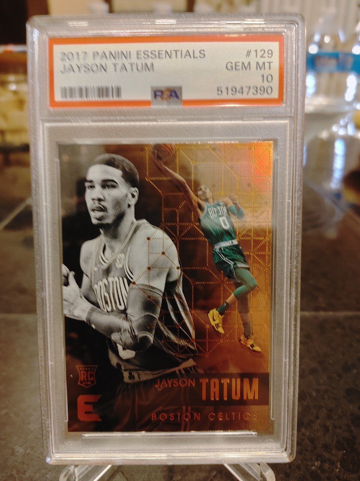 2017 JAYSON TATUM Rc. PSA 10 Gem Mint. Panini Essentials # 129  Celtics