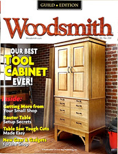 Woodsmith Magazine Vol No 39 No 232 Aug/Sept 2017 Best Tool Cabinet Ever