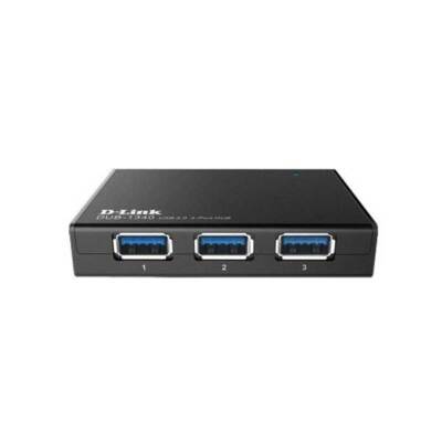 D-Link DUB-1340/E Medienkonverter SuperSpeed USB 3.0 Hub Dockingstation