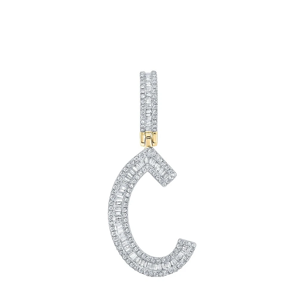 10k Yellow Gold Diamond Necklaces & Pendants for Men