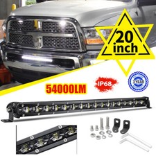 20 Led Light Bar Spot Combo For 2003-2018 Dodge Ram 25003500 Lower Bumper 22