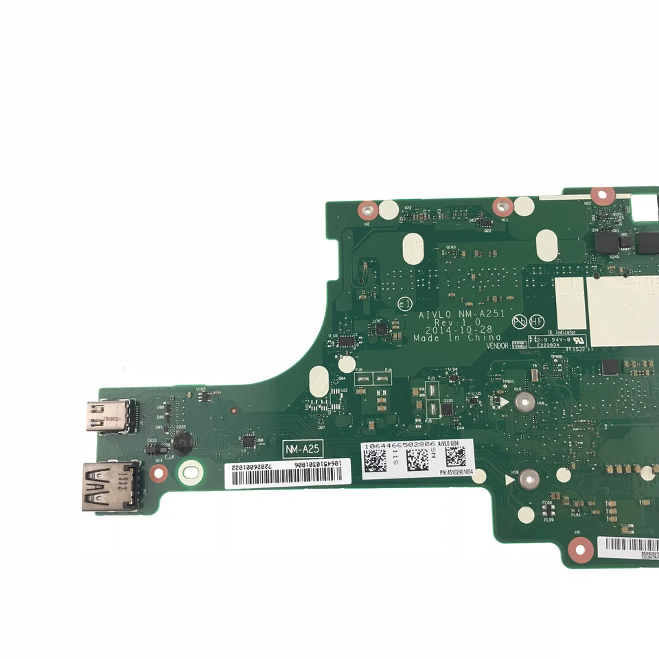 For  Lenovo ThinkPad T450 Motherboard NM-A251 CPU i7-5600U Motherboard - Image 3 of 4