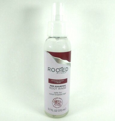 Rooted Rituals - Ginger Root and Mint - Pre-Shampoo Root Rinse, 5.7 fl oz