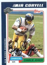 Charlie Joiner autographed Football Card 2005 Topps All Time Fan Favorites #11