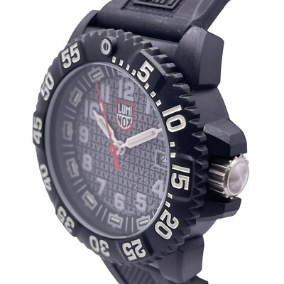 LUMINOX 3057 25th グレー/ブラック 腕時計 カーボン 限定品 Amazon.co