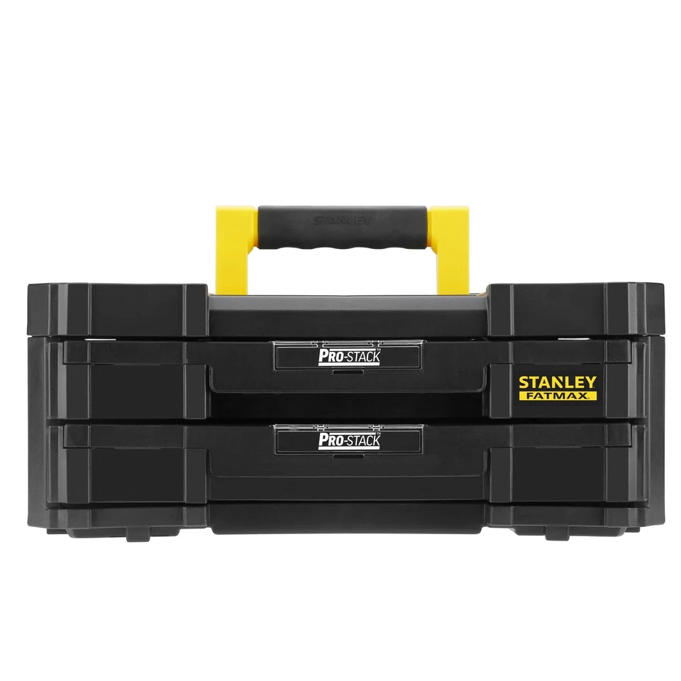 STANLEY FMST1-71969 Mallette 2 Tiroirs Tstak/PRO-STACK Gamme FATMAX - 8L - Ré... - Image 2 of 4