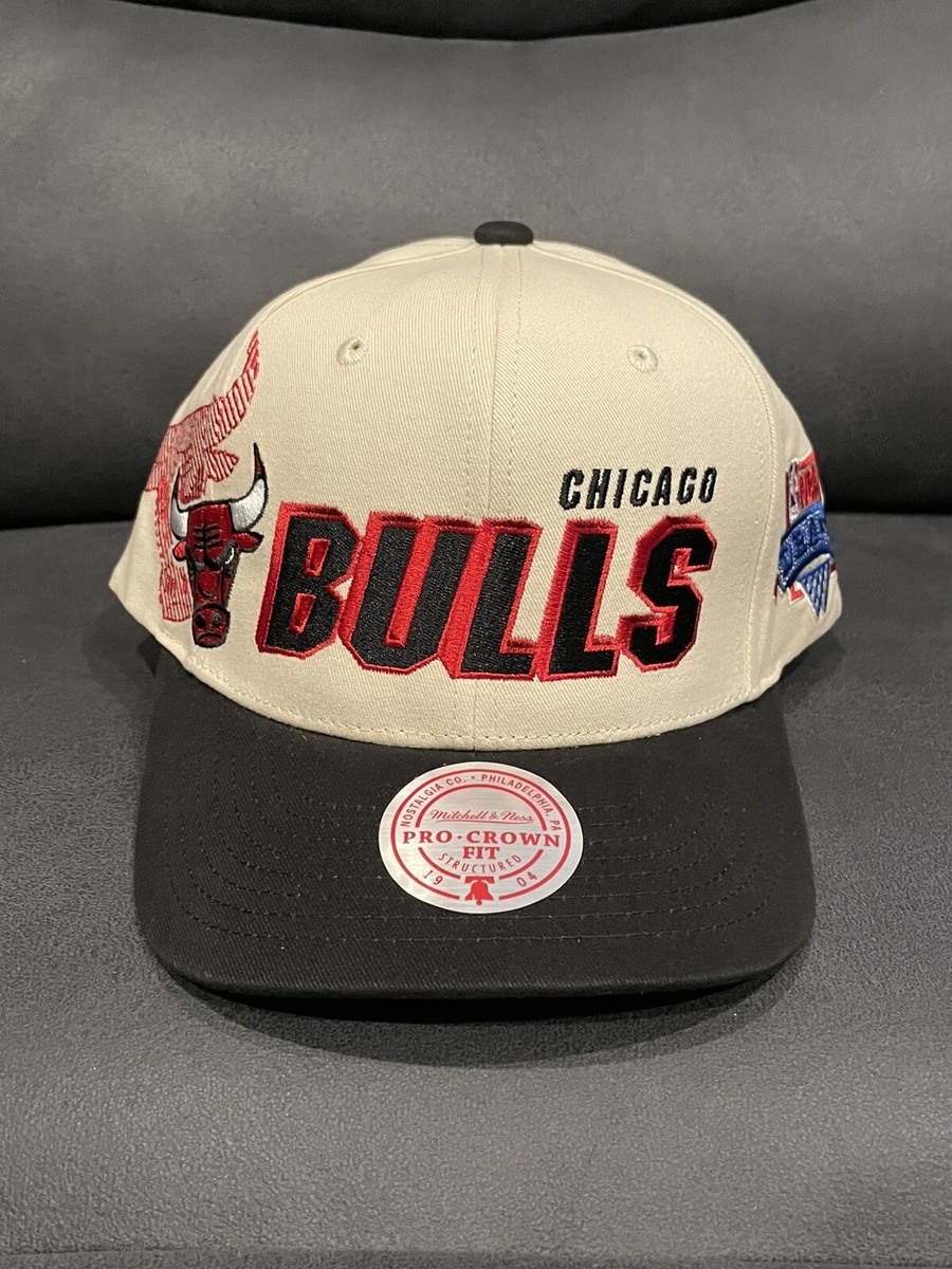 Chicago Bulls '96 NBA Draft Pro Crown Hat Cap Mitchell Ness