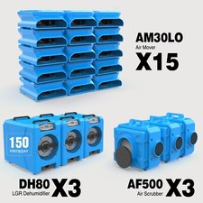 MOUNTO Air Mover Air Scrubber LGR Dehumidifier Buddles for Water Damage Restorat