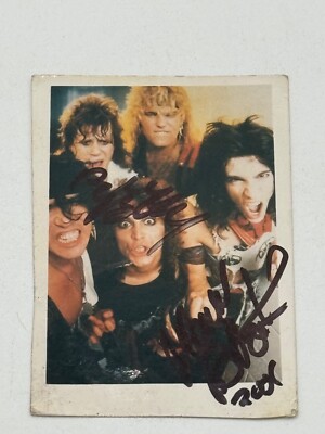 Vintage Ratt Band Signed Original Photo Robin Crosby Warren DeMartini ...