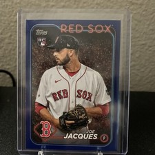 2024 Topps Series 1 Joe Jacques RC Royal Blue Border #187 Red Sox