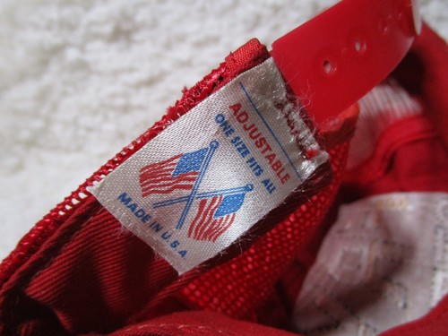 Fry Steel Hat Cap Snap Back Red Trucker Mesh Logo Embroidered - Picture 7 of 8