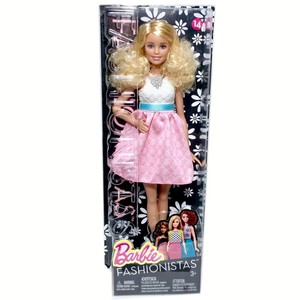 barbie fashionistas doll 14 powder pink