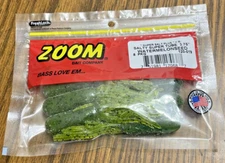 Zoom Salty Super Tube 3.75 Inch 8 Pack Watermelon Seed Green Squid Bait Lure USA